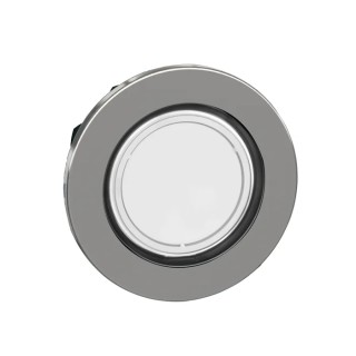 Schneider Electric Harmony XB4 Series White Maintained Round Push Button Head, 30 mm Cutout, 36.5 mm Diameter, IP66 ZB4FH013