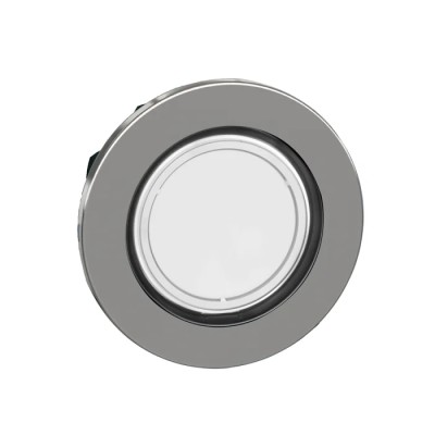 Schneider Electric Harmony XB4 Series White Maintained Round Push Button Head, 30 mm Cutout, 36.5 mm Diameter, IP66 ZB4FH013