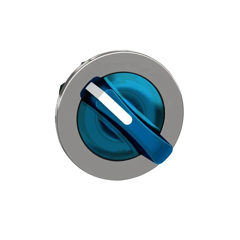Schneider Electric 2 Position Illuminated Selector Switch Head, 30 mm Cutout, Blue Handle, IP69 IP66 IP67 ZB4FK1263