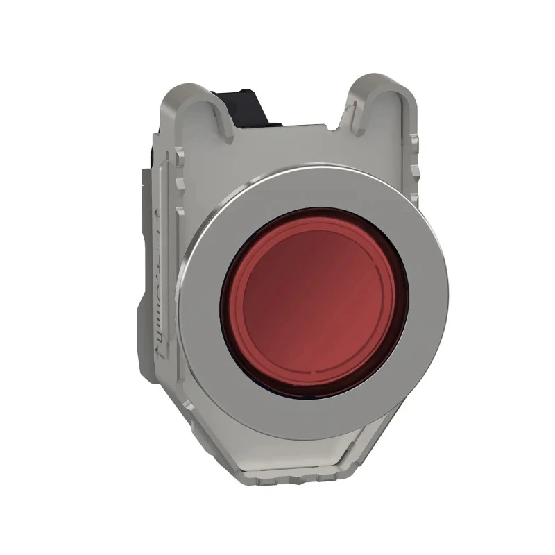 Schneider Electric Flush Red LED Pilot Light Harmony XB4 30 mm Cutout 100, 132V ac Metal Body Round XB4FVG4