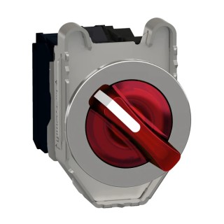 Schneider Electric Selector Switch Illuminated SPDT 30 mm Cutout Diameter 2 Positions XB4FK124M5