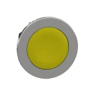 Schneider Electric Harmony XB4 Series Yellow Maintained Round Metal Push Button Head, 30 mm Cutout, IP66 IP67 IP69K ZB4FH05