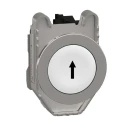 Schneider Electric Harmony XB4 Series Push Button Switch, Spring Return, Panel Mount, 30 mm Cutout, SPST, White XB4FA3341