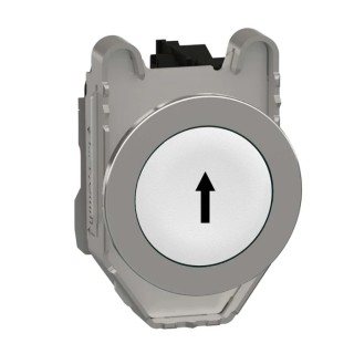 Schneider Electric Harmony XB4 Series Push Button Switch, Spring Return, Panel Mount, 30 mm Cutout, SPST, White XB4FA3341