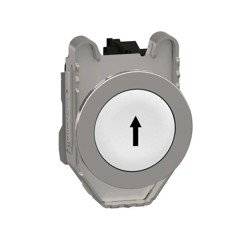 Schneider Electric Harmony XB4 Series Push Button Switch, Spring Return, Panel Mount, 30 mm Cutout, SPST, White XB4FA3341