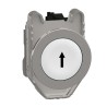 Schneider Electric Harmony XB4 Series Push Button Switch, Spring Return, Panel Mount, 30 mm Cutout, SPST, White XB4FA3341