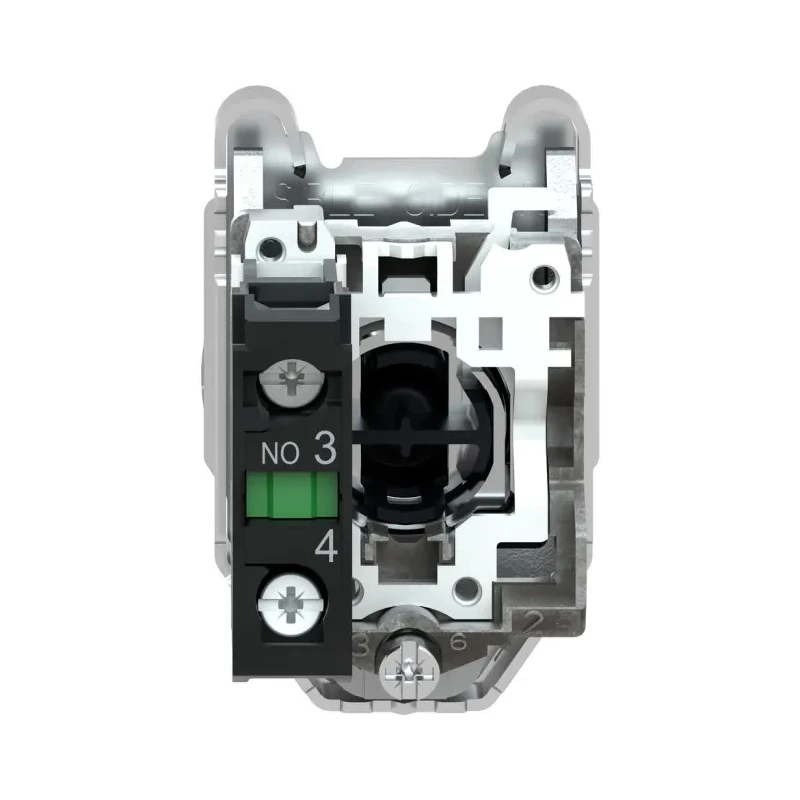Schneider Electric Harmony XB4 Series Push Button Switch, Spring Return, Panel Mount, 30 mm Cutout, SPST, White XB4FA3341