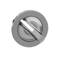 Schneider Electric 2 Position Illuminated Selector Switch Head 30 mm Cutout White Handle IP66 IP67 IP69 ZB4FK1413