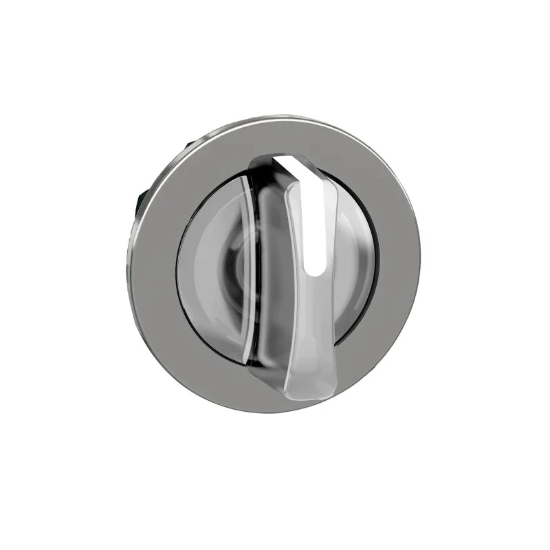 Schneider Electric ZB4 Series 3 Position Illuminated Selector Switch Head 30 mm Cutout White Handle IP69 IP66 IP67 ZB4FK1513