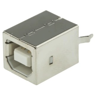 ASSMANN WSW USB Connector Through Hole Female 1 Port Type USB Type B USB 2.0 A-USB B-TOP-C