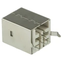 ASSMANN WSW USB Connector Through Hole Female 1 Port Type USB Type B USB 2.0 A-USB B-TOP-C
