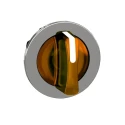 Schneider Electric 3 Position Illuminated Selector Switch Head 30 mm Cutout Orange Handle IP67 IP69 IP66 ZB4FK1853