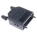 ASSMANN WSW Thermoplastic Straight D-Sub Backshell 9 Way Strain Relief IP67 A-FT 09