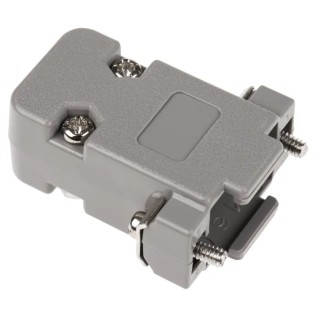ASSMANN WSW AGP Series Polycarbonate Straight D-Sub Backshell 9 Contacts Strain Relief AGP 09 G-NEW/GR