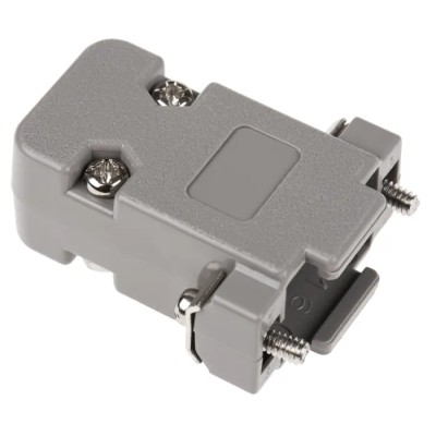 ASSMANN WSW AGP Series Polycarbonate Straight D-Sub Backshell 9 Contacts Strain Relief AGP 09 G-NEW/GR
