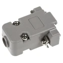 ASSMANN WSW AGP Series Polycarbonate Straight D-Sub Backshell 9 Contacts Strain Relief AGP 09 G-NEW/GR