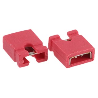 ASSMANN WSW Jumper Straight Female Red Open Top 2 Way 1 Row 2.54 mm Pitch AKSPT/G RED