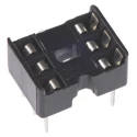 ASSMANN WSW 2.54 mm Pitch Vertical 6 Way Through Hole Stamped Pin Open Frame DIL Socket 1A A 06-LC-TT