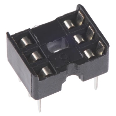ASSMANN WSW 2.54 mm Pitch Vertical 6 Way Through Hole Stamped Pin Open Frame DIL Socket 1A A 06-LC-TT