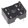 ASSMANN WSW 2.54 mm Pitch Vertical 6 Way Through Hole Stamped Pin Open Frame DIL Socket 1A A 06-LC-TT