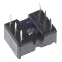 ASSMANN WSW 2.54 mm Pitch Vertical 6 Way Through Hole Stamped Pin Open Frame DIL Socket 1A A 06-LC-TT