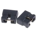 ASSMANN WSW Jumper Straight Female Black Open Top 2 Way 1 Row 2 mm Pitch AKSO-200/G