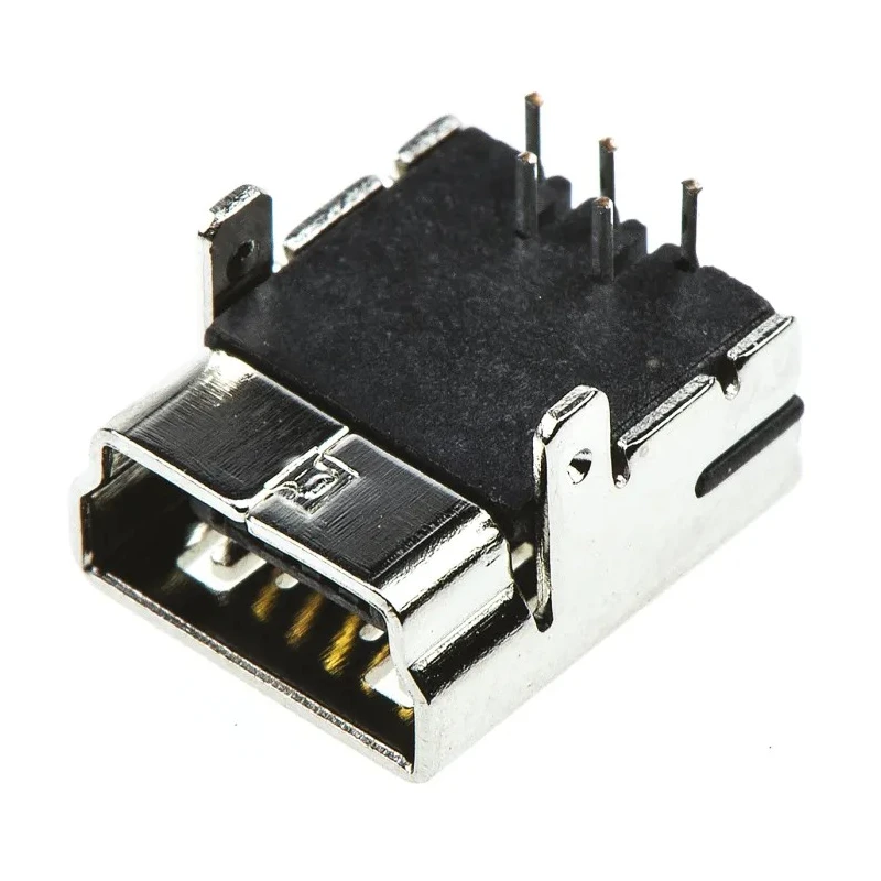 ASSMANN WSW Right Angle USB Type B Through Hole Female Connector USB 2.0 1A 30V A-USB B-M5-C
