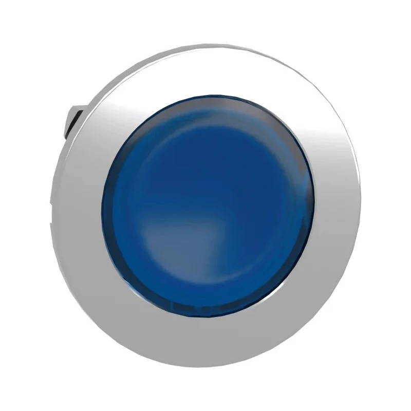 Schneider Electric Flush Blue LED Pilot Light Head 30 mm Cutout, 240V, Metal Body, IP67/IP66K/IP66/IP69 Protection ZB4FV063