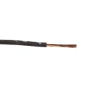 RS PRO H07V-R Series Black Hook Up Wire 7 x 1.35 mm Core Strands, 50 m Length, Thermoplastic Polyolefin Insulated 185-3951