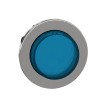 Schneider Electric Flush Blue LED Pilot Light Head ZB4 30 mm Cutout 240V Round Metal IP66 IP67 IP69 IP66K ZB4FW163
