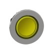 Schneider Electric Harmony XB4 Series Yellow Momentary Push Button Head 30mm Cutout Metal IP66 IP67 IP69K ZB4FA88