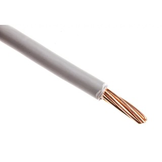 RS PRO H07V-R Series Grey Hook Up Wire 7 x 1.7 mm Core Strands 50 m Thermoplastic Polyolefin 185-3965