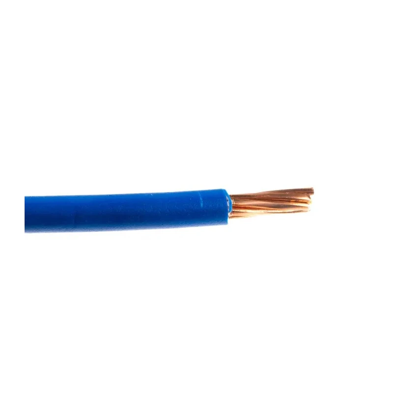 RS PRO H07V-R Series Blue Hook Up Wire 7 x 1.7 mm Core Strands, 50 m, Thermoplastic Polyolefin Jacket 750V AC 90°C 185-3958