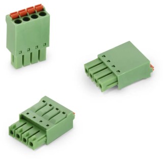Wurth Elektronik WR-TBL Series Pluggable Terminal Block, 4-Contact, 3.5 mm Pitch, 1 Row, 12A, 300V ac 691304100004
