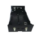 RS PRO D Size 4-Cell Battery Holder Polypropylene Snap-In Mount with Solder Tag 185-4676