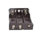 RS PRO AA Battery Holder Snap-In Polypropylene Body with Solder Tag Termination 3 Cells BH Series 185-4645