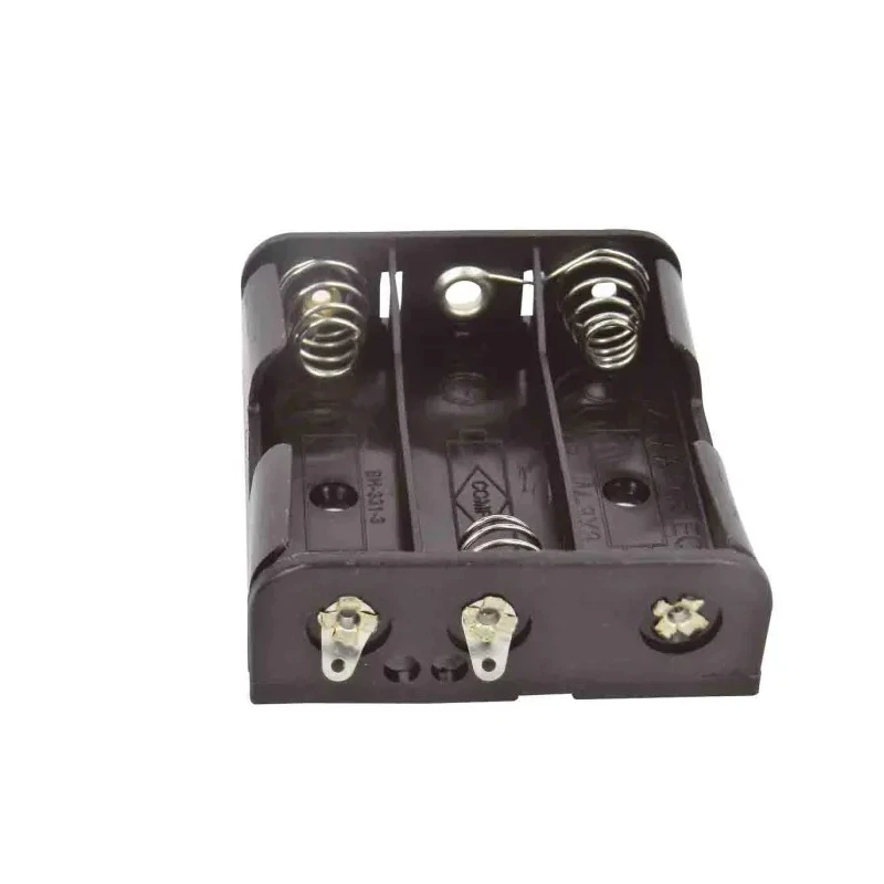 RS PRO AA Battery Holder Snap-In Polypropylene Body with Solder Tag Termination 3 Cells BH Series 185-4645