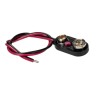 RS PRO Battery Contact Press Stud for 9 V Battery Snap-in Nickel Plated Brass 185-4788