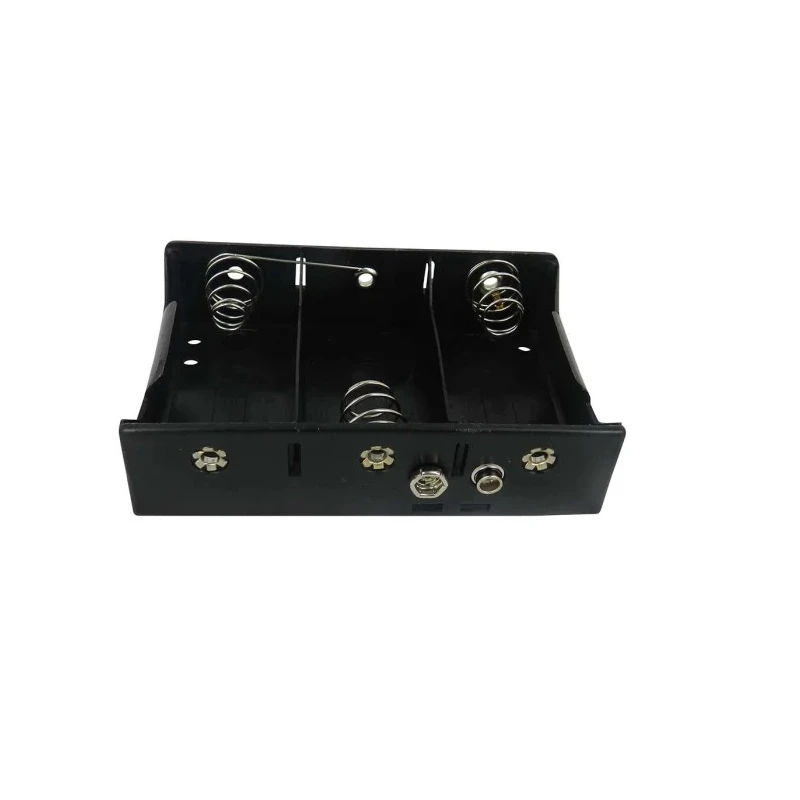 RS PRO D Size 3-Cell Snap-in Polypropylene Battery Holder with Spring Termination 185-4696