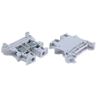 Legrand 371 Series DIN Rail Terminal Block Grey, 10mm² Cable CSA, 1-Level, Screw Termination, 63A Current, 800V 0 371 63