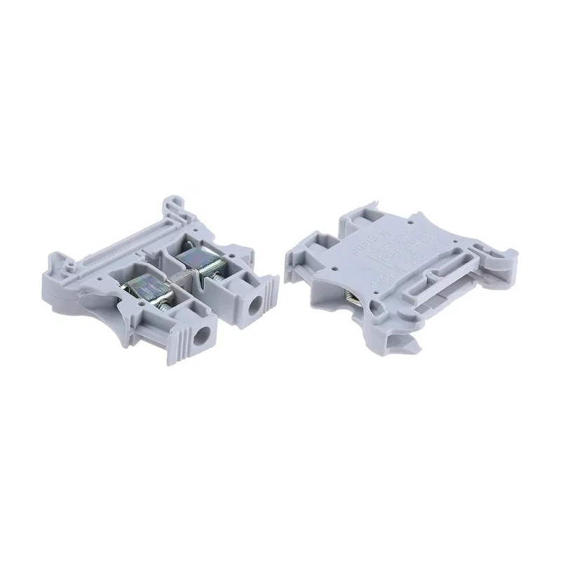 Legrand 371 Series DIN Rail Terminal Block Grey, 10mm² Cable CSA, 1-Level, Screw Termination, 63A Current, 800V 0 371 63