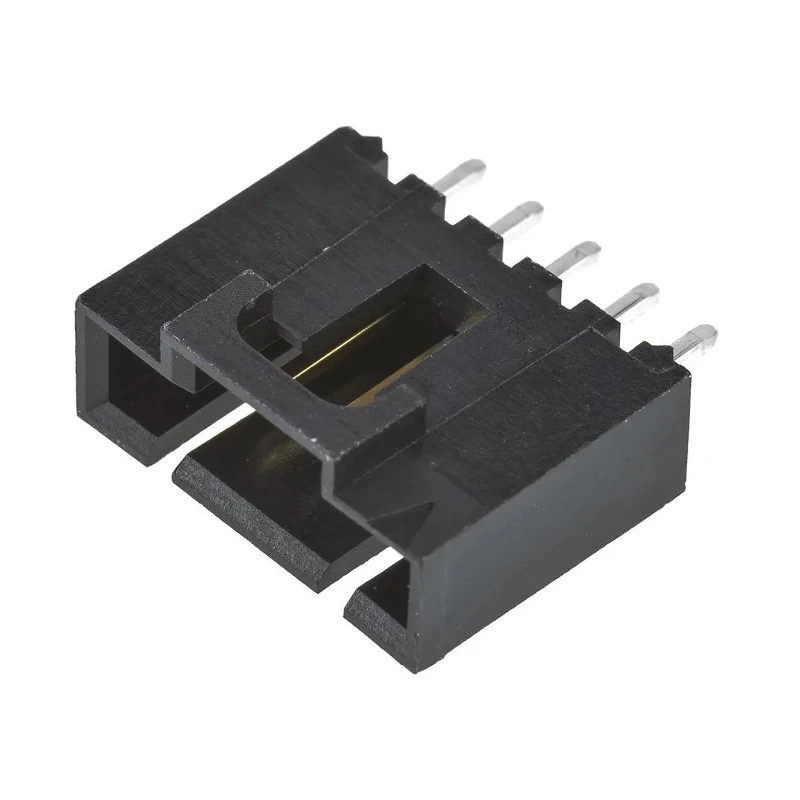 Molex SL Series Vertical Through Hole PCB Header 5 Contact 2.54 mm Pitch 1 Row Shrouded 70543-0004