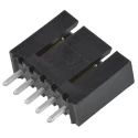 Molex SL Series Vertical Through Hole PCB Header 5 Contact 2.54 mm Pitch 1 Row Shrouded 70543-0004