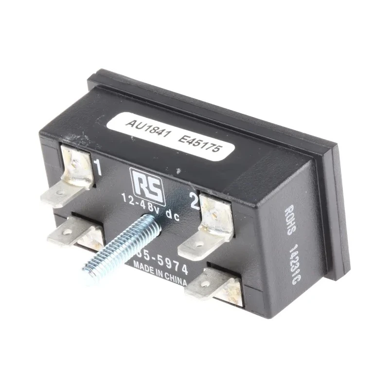 Curtis 6 Digit LCD Panel Mount Counter 48V DC Clamp Mount Electrical Reset 700 Series 185-5974
