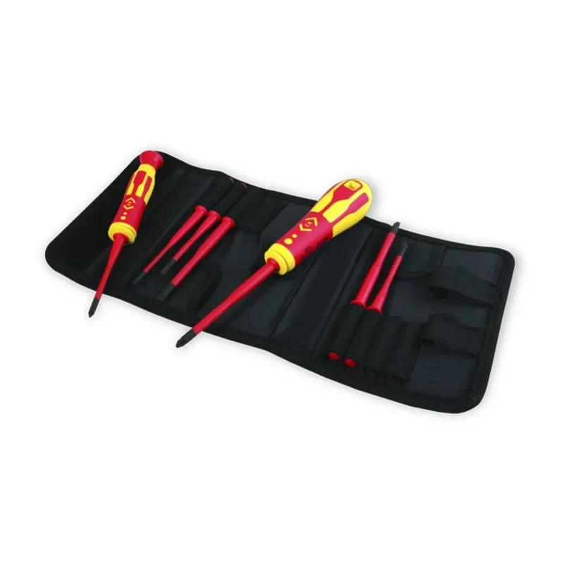 CK Pozidriv Slotted Interchangeable Insulated Screwdriver Set 7-Piece T4925