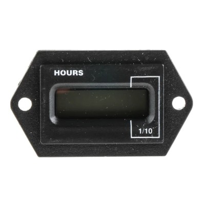 Curtis Digital Hour Meter 6 Digit LCD Panel Mount 12V AC/DC 701TXR002N-512D612A
