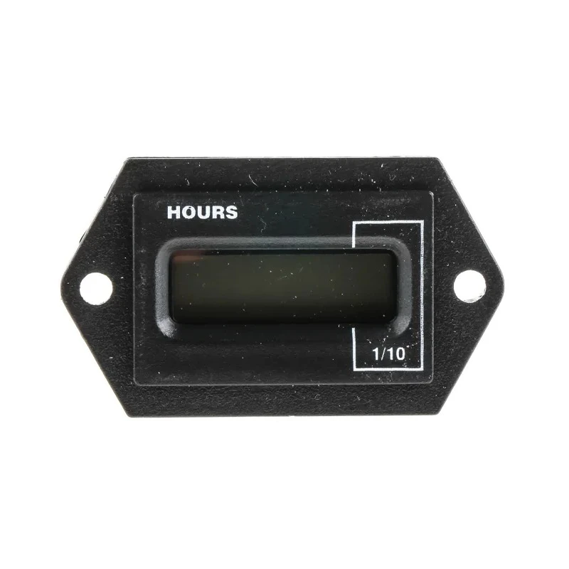 Curtis Digital Hour Meter 6 Digit LCD Panel Mount 12V AC/DC 701TXR002N-512D612A