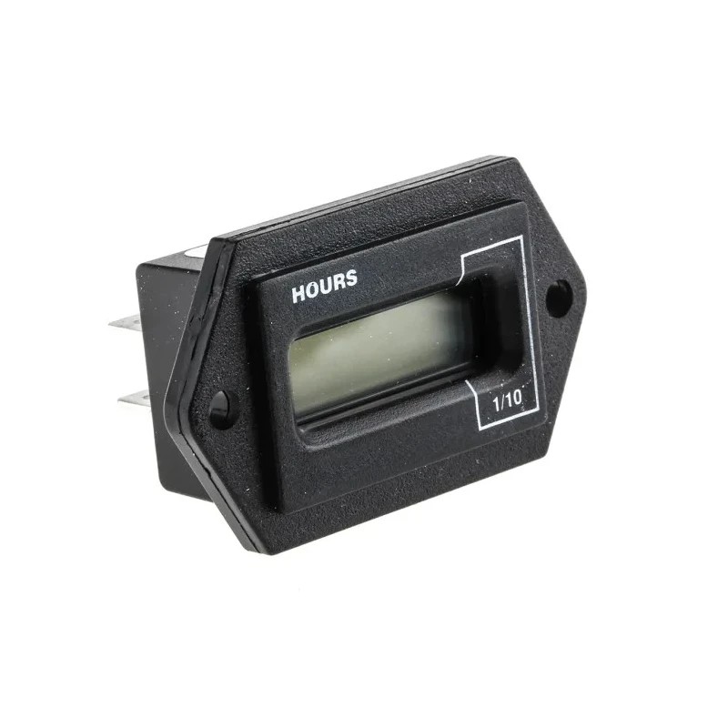 Curtis Digital Hour Meter 6 Digit LCD Panel Mount 12V AC/DC 701TXR002N-512D612A