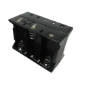 RS PRO Battery Holder Compatible with D Size x 6 Cells Snap-in Mount Polypropylene Body Solder Tag 185-4686
