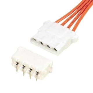 JST LC Male Connector Housing 5.08 mm Pitch 4 Way 1 Row Straight LCC-04